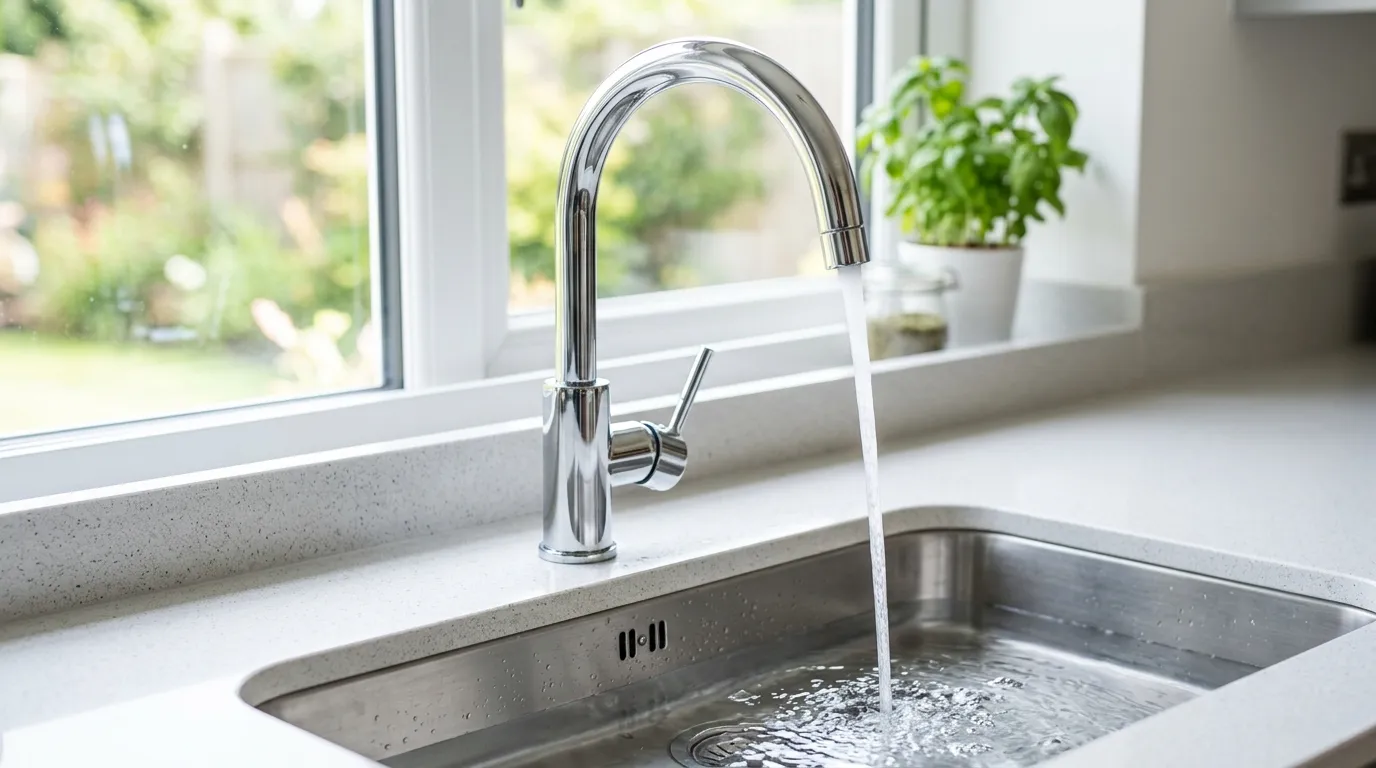 Local Plumbing Master Pros same day plumber fixing a faucet in Quinebaug, CT